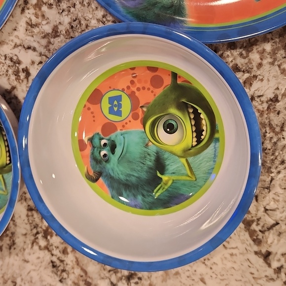Monsters inc plates and bowls - Picture 3 of 4